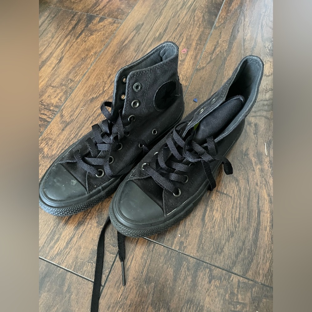 Black High Top Converse